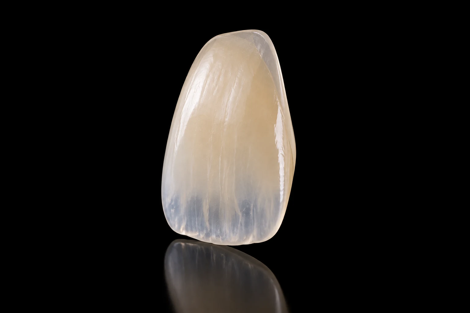 Render of a single hand-layered porcelain veneer